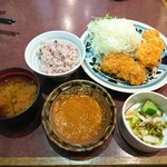 とんかつ濱かつ - ヒレカツとチキンかつランチ790円