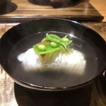 御料理 光安 - ◆アブラメの椀仕立 お出汁の味わいが良いですね。 脂ののったアブラメは大きな切り身ですし、丁寧に包丁が美味しい。