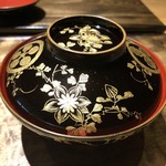 御料理 光安 - ＊素晴らしい塗り椀