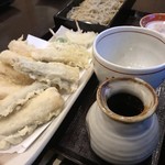 Hisamune - アナゴ野菜天ぷらせいろ付
                        