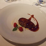 カシータ - フォアグラのキャラメルソテー　ラズベリービネガーソース