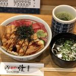 梅丘寿司の美登利総本店 - づけまぐろ&穴子丼