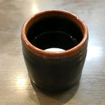 手打ちうどん 大蔵 - 最後にお茶が出てきます