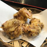 手打ちうどん 大蔵 - とり天（モモ）