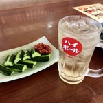 喜多の湯　山王温泉 - ハイボールセット880円