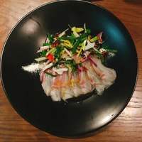 Longrain Tokyo - 鮮魚のSASHIMI  ライムチリ、ローストライスを添えて