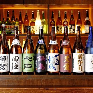 为您准备来自全国各地的美味日本酒!无限畅饮1,500日元~