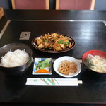 Sakura - 豚肉と野菜のカレー炒め定食