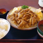 ドライブイン幸華 - 焼肉定食　980円　ご飯少な目