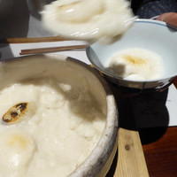 日本料理てら岡 中洲本店 - 白子とお餅が入っています