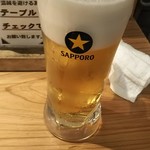 Yabuya - 生ビール(中) 518円♪