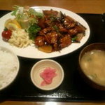 だん蘭 - 黒酢酢豚定食