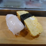 泉寿し - ホタテ・玉子