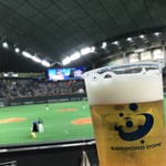 築地銀だこ - サッポロクラシックビールで応戦♪