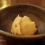 しゅばく - 山ウニ豆腐（豆腐の醪味噌漬け）