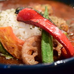 デュエット - [10食限定]特製カレー@税込800円：野菜に寄る