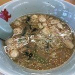 山岡家 - 醤油つけ麺 スープ