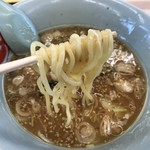 Yamaokaya - 醤油つけ麺 麺リフト