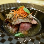 トゥ・ラ・ジョア - ◆秋大根と信州牛の一皿