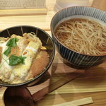 ぬかがや - かつ丼セット1000円