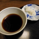 石臼挽き手打ち蕎麦 高はし - 汁、薬味