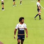 秩父宮ラグビー場 売店 - これが噂のヘンリースパイト選手。