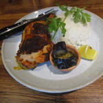 日本ワインとスパイス ブロディ - チキンのスパイス焼でございます