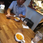 日本ワインとスパイス ブロディ - まずはスーぷが登場