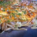 Hiroshima Fuu Okonomiyaki Teppachi - 肉玉そば（拡大1）