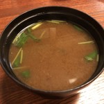 鰻はし本 - 赤出汁