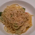 ポルチェリーノ - Pranzo B　本日のパスタ（毛蟹とブロッコリーのオイルソーススパゲティ）