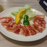 焼肉レストラン 一心亭 - 豚バラ生姜焼き・野菜焼