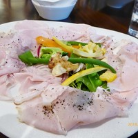 テストキッチンエイチ - 野菜スープ（ボイルハムぞえ）