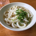 野口うどん - 手打ちらしい硬さのある麺
      しっかり系で特徴的なのは出汁
      高松のお店では珍しいくらいイリコが効いててエグ味もなく極上なのだ