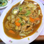 希望の星 - チキンカレー炒￥290
