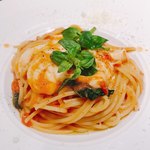 創作イタリアン Gemelli - モッツァレラチーズとバジルのトマトソーススパゲッティー二