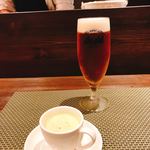 創作イタリアン Gemelli - ビールとポタージュ シェフが目の前ですぅ