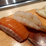 札幌シーフーズ - サーモンとぼたん海老