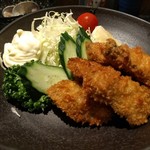 かきと旬鮮料理とおそば 開 - 牡蠣フライ