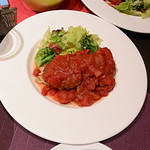 お子様ランチのハンバーグ