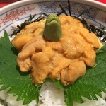 北海道料理 ユック - 生うに丼（アップ）