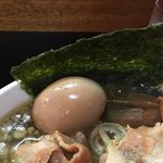 一条流がんこ総本家分家四谷荒木町 - 味玉、太メンマ、海苔