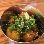 串焼キ カメチヨ・シャルボン - 玉ひもたれ焼き