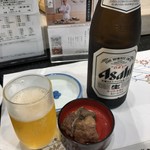 寿司の美登利 - 瓶ビール 550円