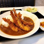 軽食・喫茶プラザ - エビフライカレー✩