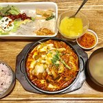 韓美膳 - チーズタッカルビセット¥1450(外税)
