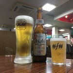 餃子の王将 - 生ビールとノンアルコールビールで乾杯〜(*^▽^*)❤️