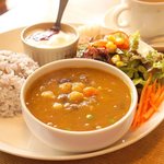 cafe0371 - 料理写真:豆カレーセット