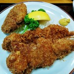 デカい串カツ2本！