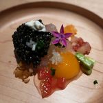 貝料理 epoque+ - 伊勢海老のタルタルとキャビア